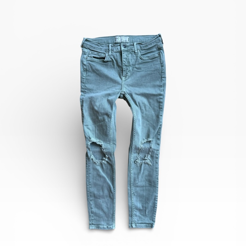 Free People light green Ankle Jeans